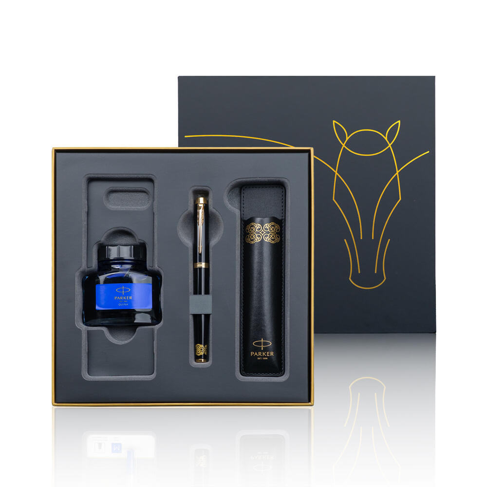 Set bút máy Parker IM Horse Black GT