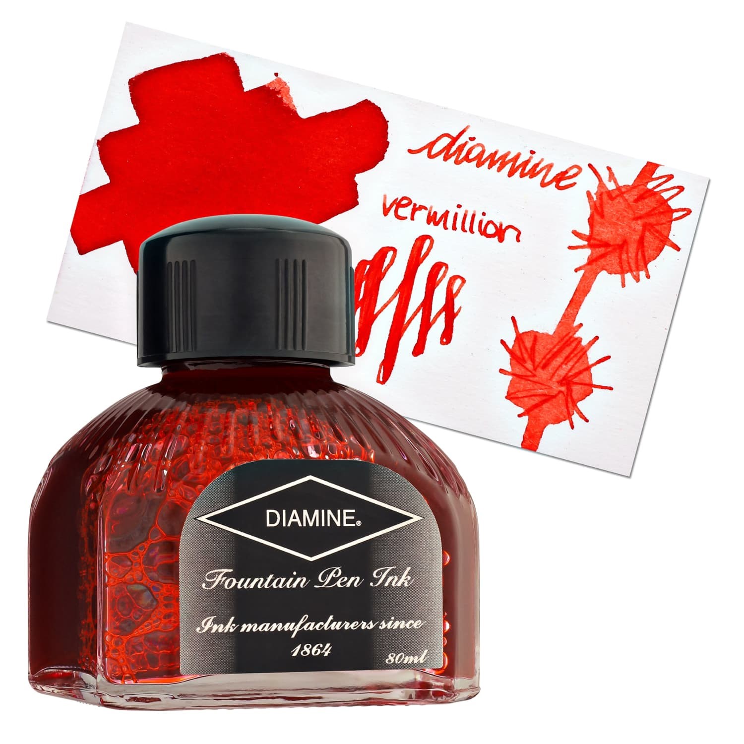 Lọ Mực Diamine Vermillion 80ml