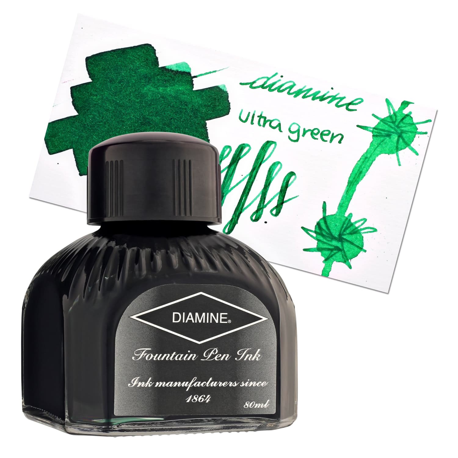 Lọ Mực Diamine Ultra Green 80ml