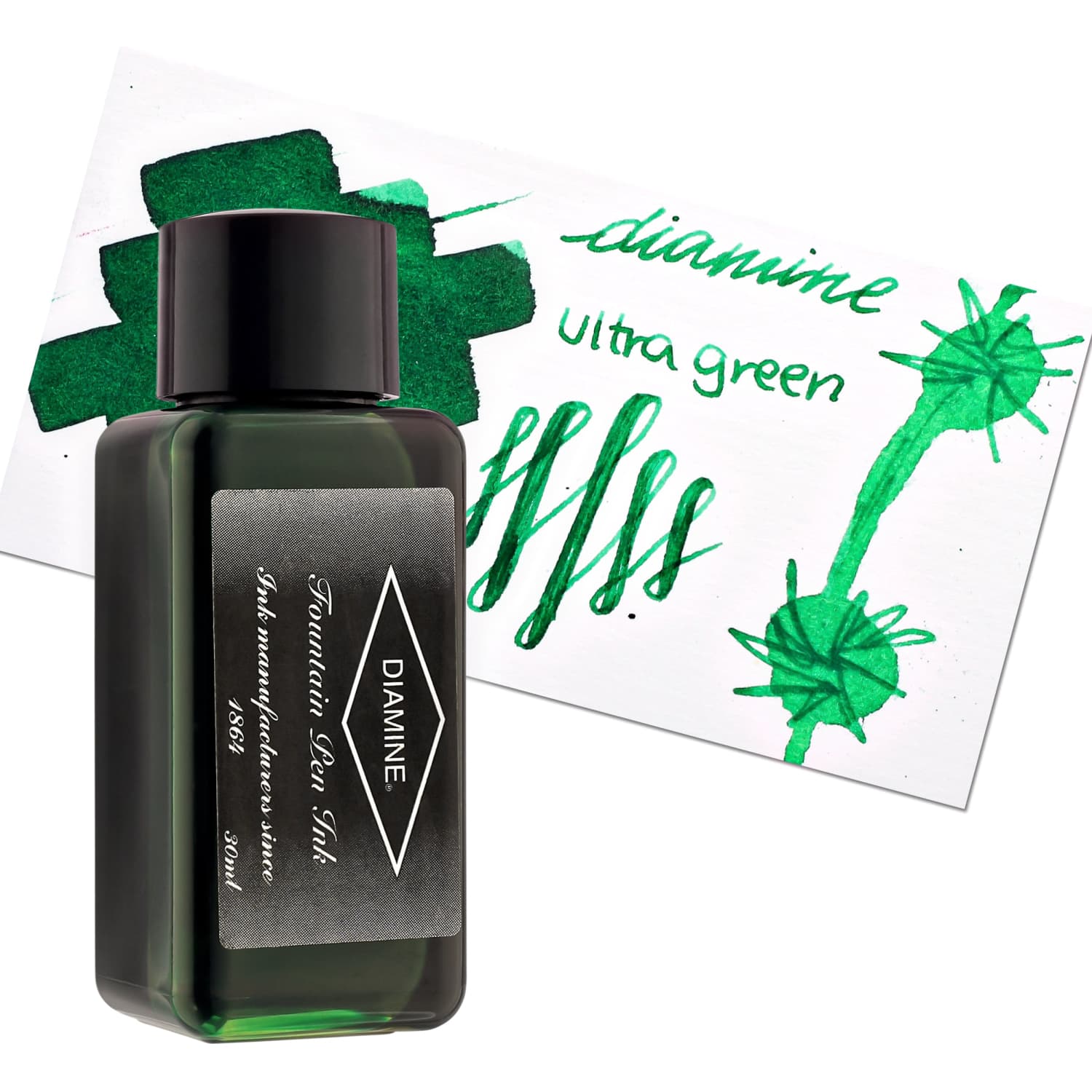 Lọ Mực Diamine Ultra Green 30ml