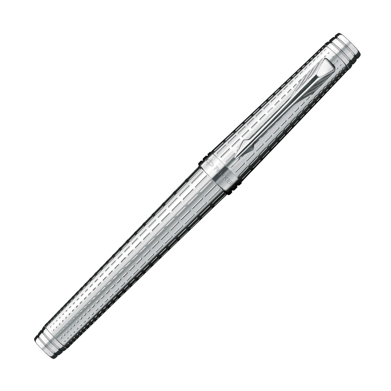 Bút dạ bi parker Premier 09 Silver cài trắng