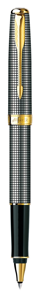 Bút dạ bi parker Sonnet 07 cisele Silver cài vàng