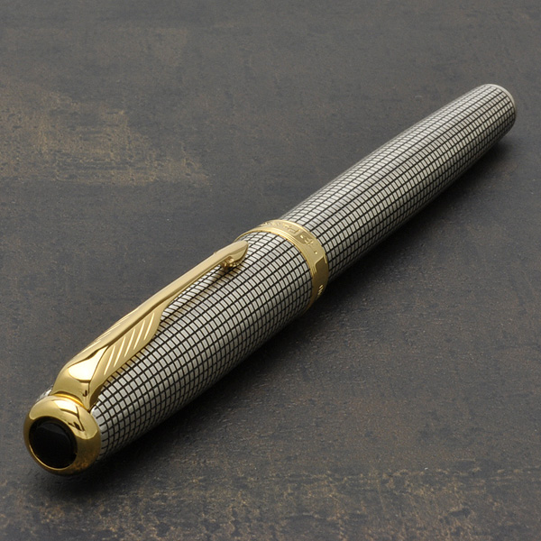 Bút dạ bi parker Sonnet 07 cisele Silver cài vàng