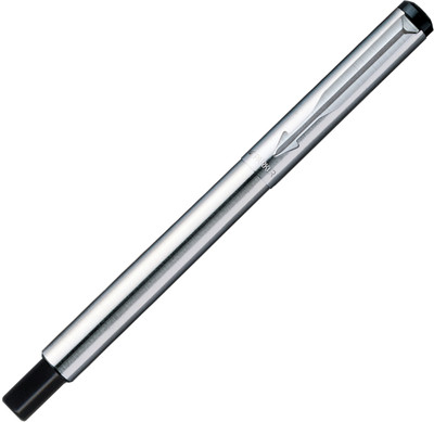Bút máy Parker Vector vỏ thép cài trắng