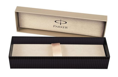 Bút máy Parker Vector vỏ thép cài trắng
