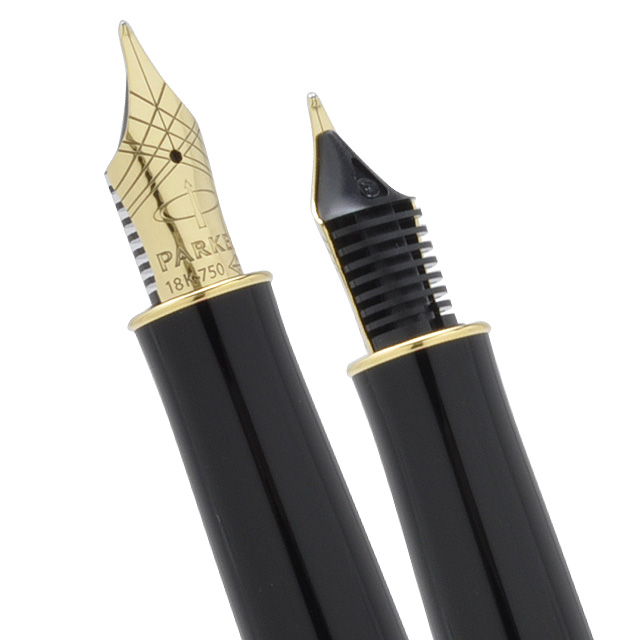Bút máy Parker Sonnet 10 Grey Black cài vàng