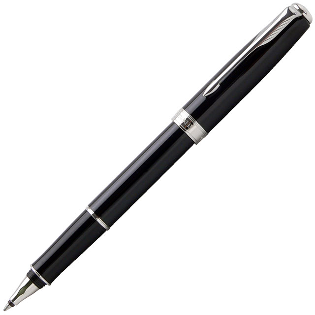 Bút dạ Parker Sonnet 07 Laque Black cài trắng