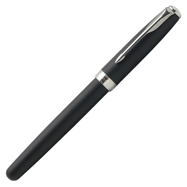 Bút máy Parker Sonnet 07 Mate Black cài trắng