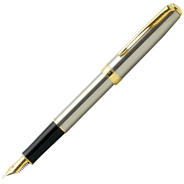 Bút máy Parker Sonnet 07 vỏ thép cài vàng
