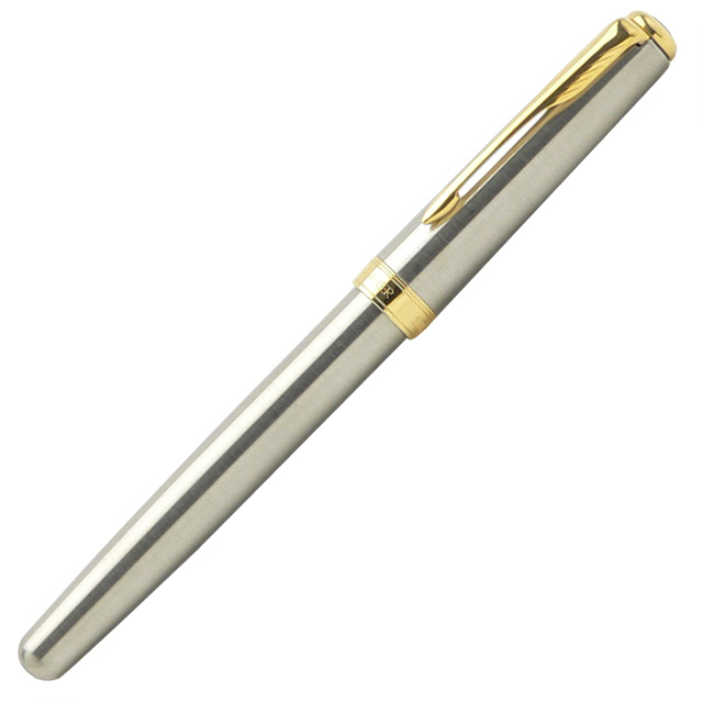 Bút máy Parker Sonnet 07 vỏ thép cài vàng