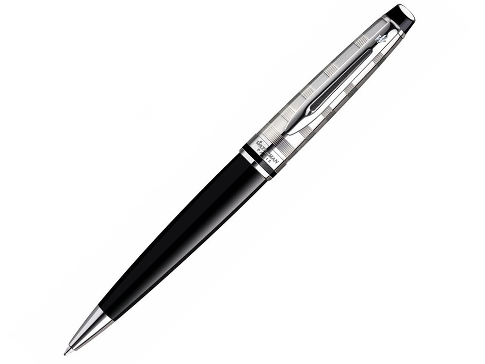 Bút bi Waterman Expert 3 Dulux black cài trắng