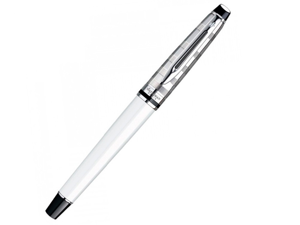 Bút máy waterman Expert 3 Dulux white cài trắng