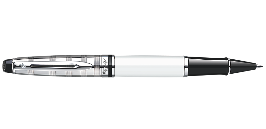 Bút dạ bi waterman expert 3 dulux white cài trắng