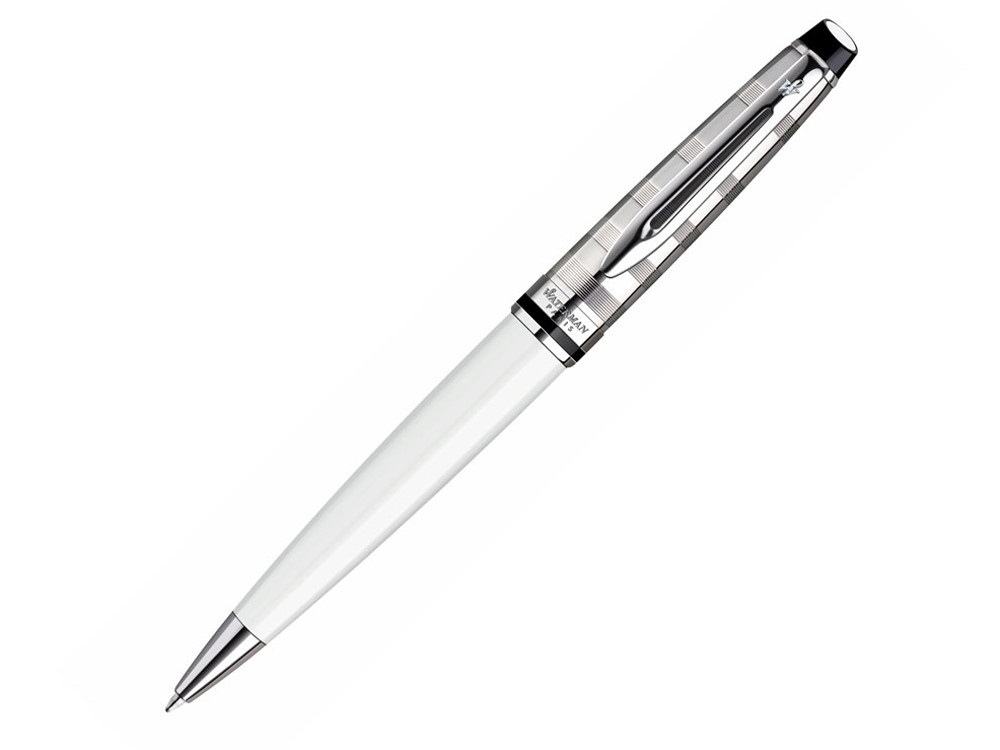 Bút bi waterman Expert 3 Dulux white cài trắng