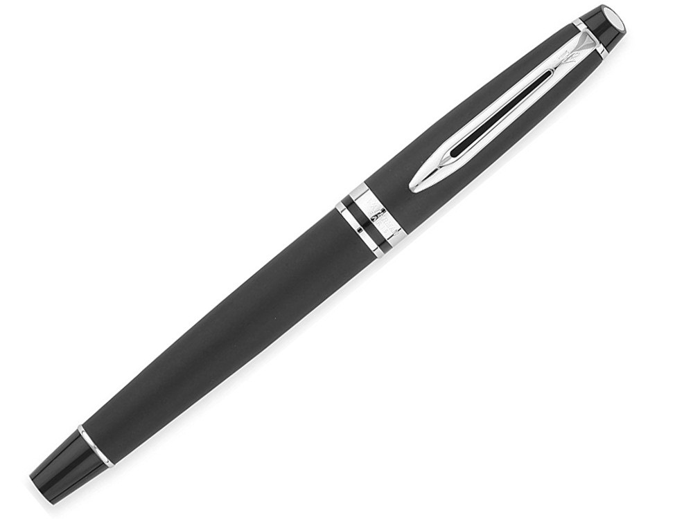 Bút máy Waterman expert 3 kim loại mờ cài trắng
