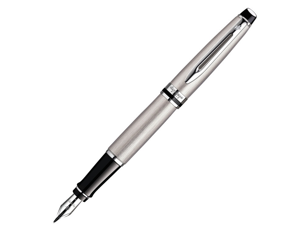 Bút máy Waterman expert 3 vỏ thép cài bạc