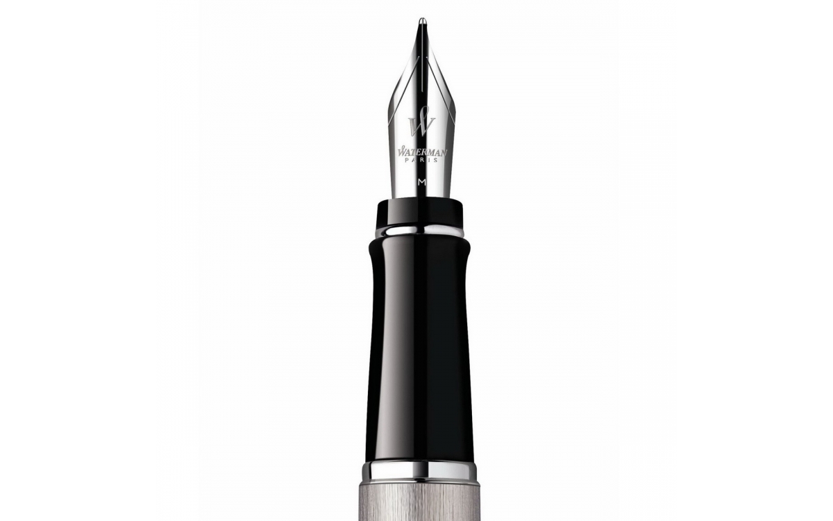 Bút máy Waterman expert 3 vỏ thép cài bạc