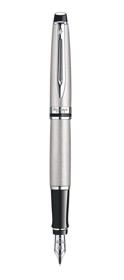 Bút máy Waterman expert 3 vỏ thép cài bạc