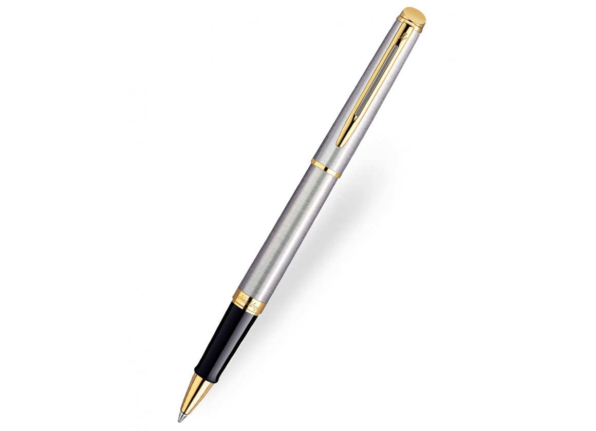 Bút dạ waterman hemisphere 10 vỏ thép cài vàng