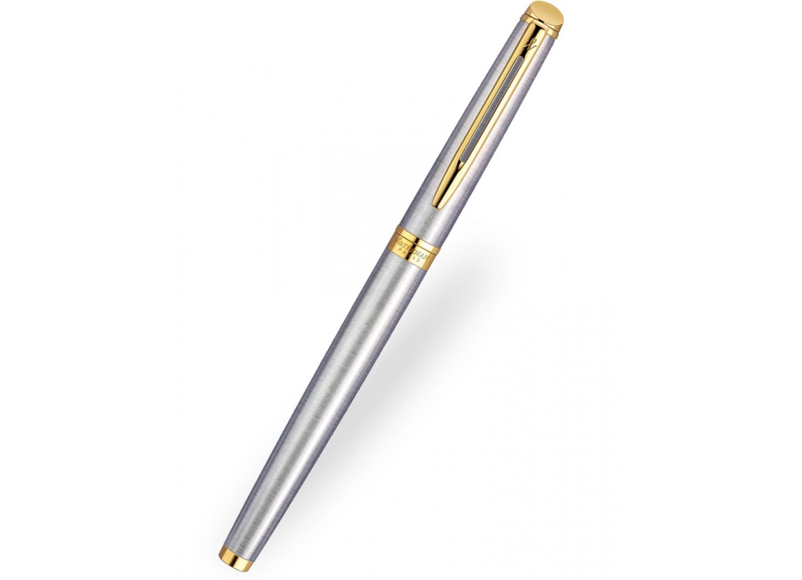 Bút dạ waterman hemisphere 10 vỏ thép cài vàng