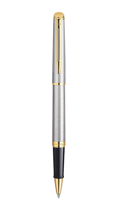 Bút dạ waterman hemisphere 10 vỏ thép cài vàng