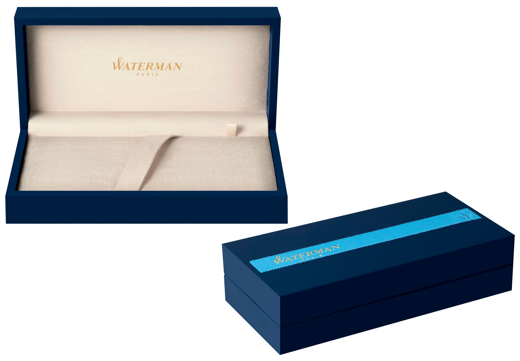 Bút bi Waterman Hemisphere 10 đen mờ cài trắng