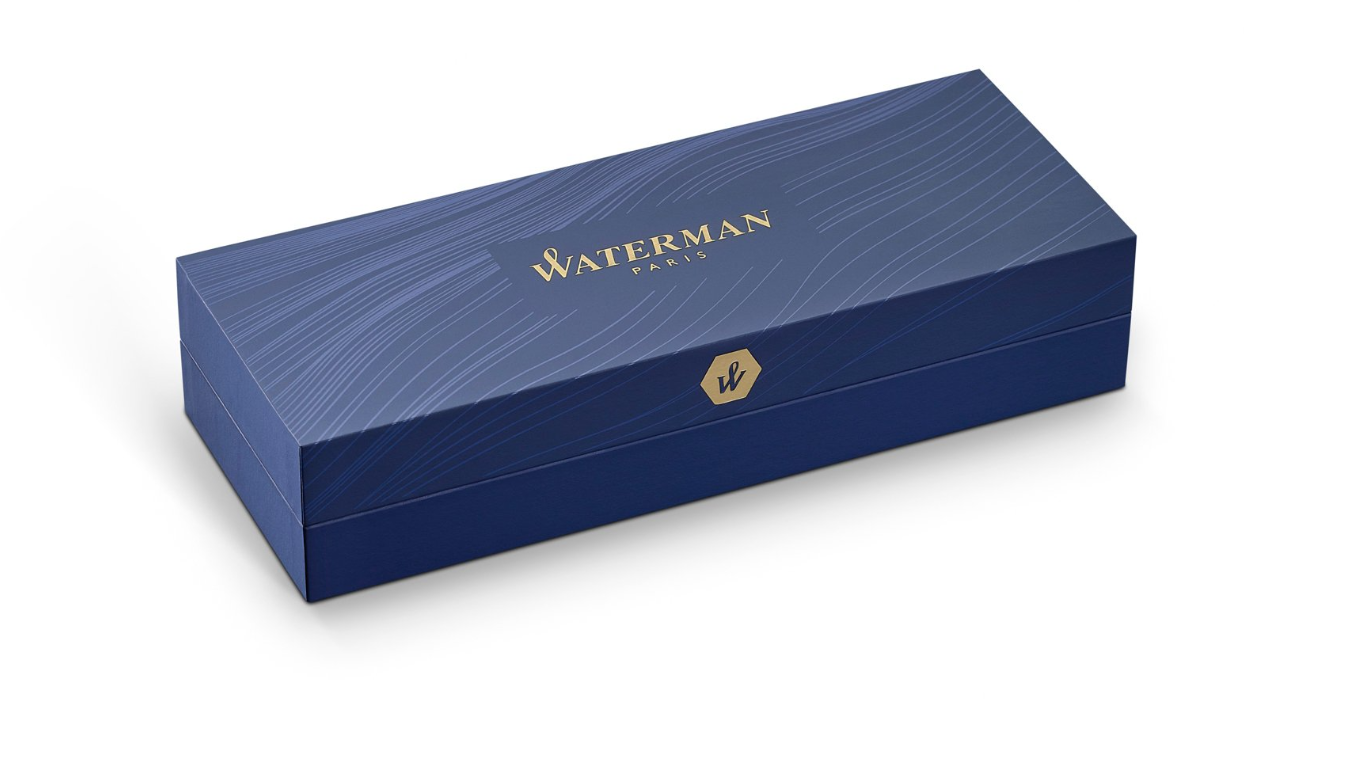 Bút bi Waterman Hemisphere 10 laque Black cài vàng