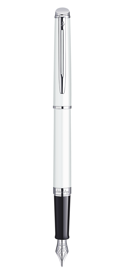 Bút máy Waterman Hemisphere 10 vỏ trắng cài trắng