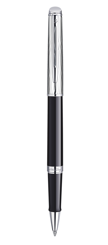 Bút dạ Waterman Hemisphere10 Duluxe Black cài trắng