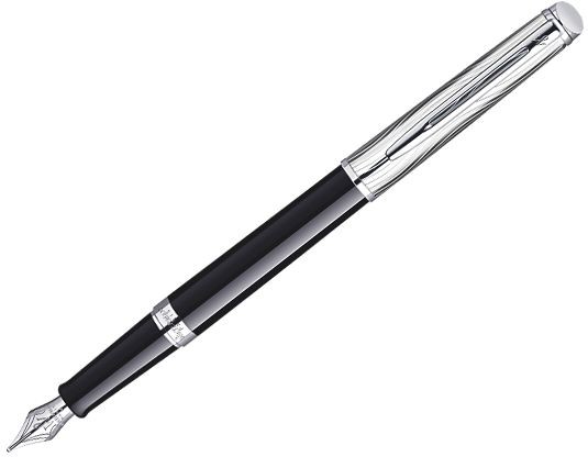 Bút máy Waterman Hemisphere 10 duluxe black cài trắng