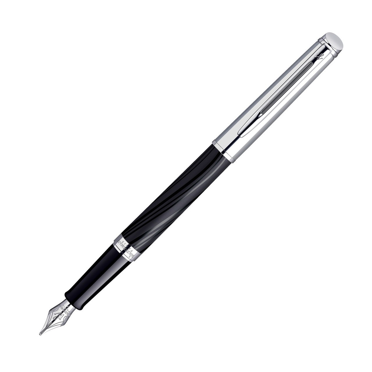 Bút máy Waterman Hemisphere Duluxe SLK cài trắng