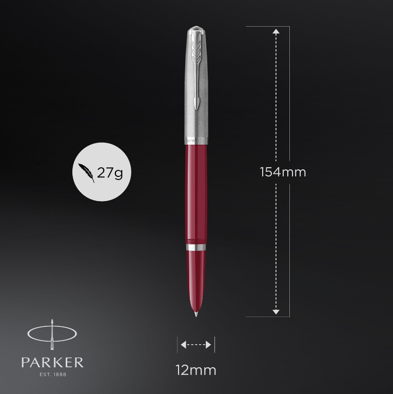 Bút máy Parker 51 Burgundy CT