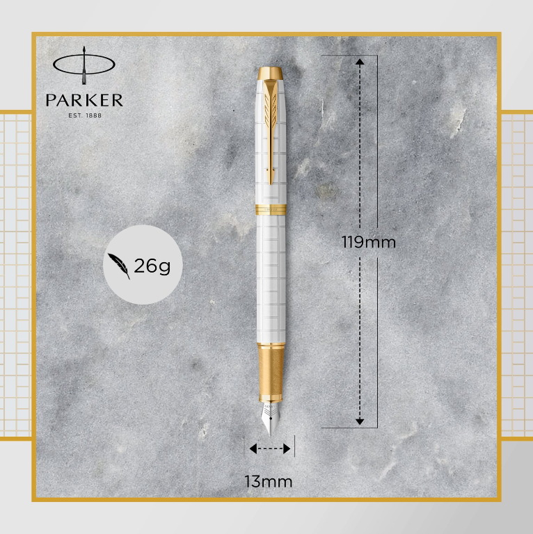 Bút máy Parker IM PRM Pearl GT