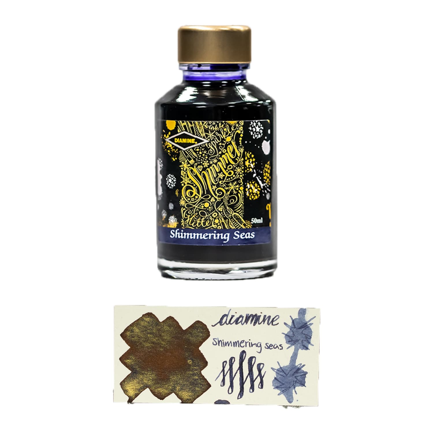 Lọ Mực Diamine Shimmer Shimmering Seas 50ml