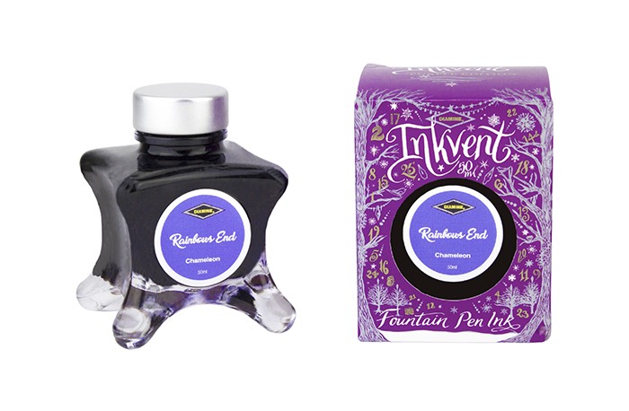 Lọ Mực Diamine Inkvent Purple Edition Rainbows End Chameleon 50ml
