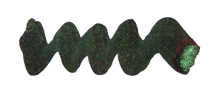 Lọ Mực Diamine Inkvent Green Edition Best Wishes Chameleon & Sheen 50ml