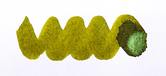 Lọ Mực Diamine Inkvent Green Edition Olive Swirl Chameleon 50ml