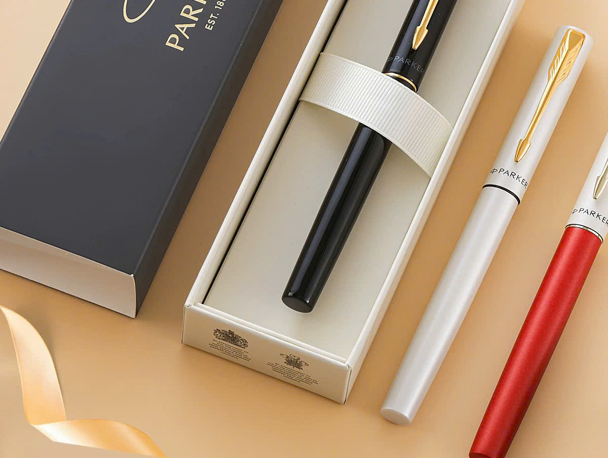 Bút dạ bi Parker Vector XL Premium White Pink Gold PVD