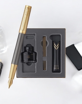 Set Bút máy Parker Ingenuity Pioneers Collection Grey GT (Gift box)