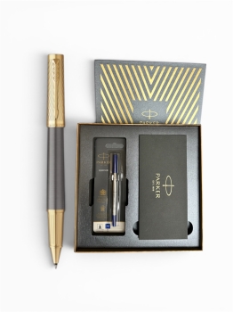 Set Bút dạ Parker Ingenuity ARROW Grey GT (Gift box)