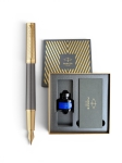 Set Bút máy Parker Ingenuity ARROW Collection Grey GT (Gift box)