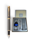 Bộ quà tặng bút máy Parker IM Grey GT