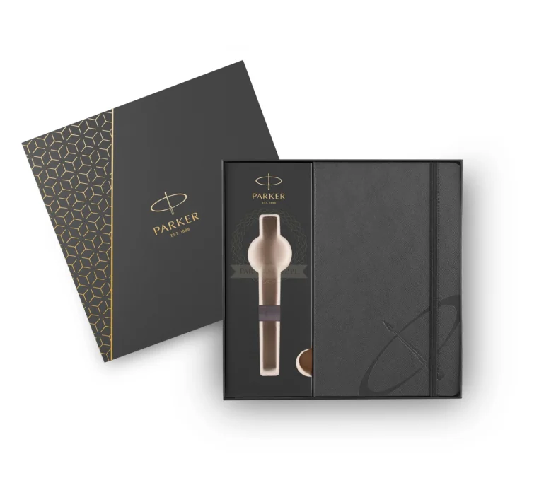 Hộp quà tặng kèm sổ da Parker