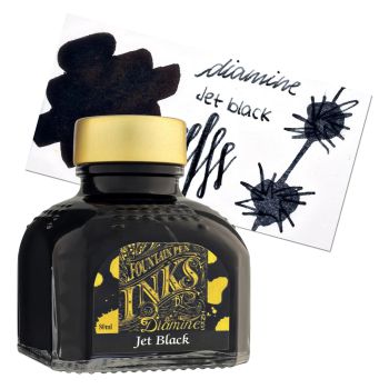 Lọ Mực Diamine Jet Black 80ml