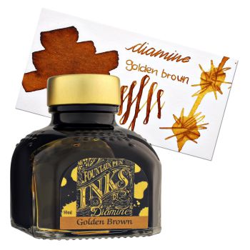 Lọ Mực Diamine Golden Brown 80ml