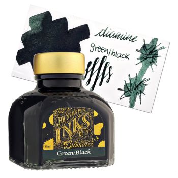 Lọ Mực Diamine Green Black 80ml