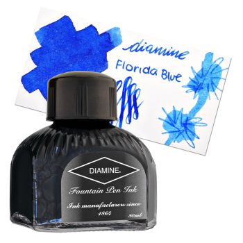 Lọ Mực Diamine Florida Blue 80ml