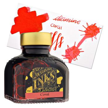 Lọ Mực Diamine Coral 80ml