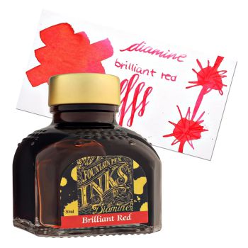 Lọ Mực Diamine Brilliant Red 80ml
