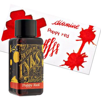 Lọ Mực Diamine Poppy Red 30ml